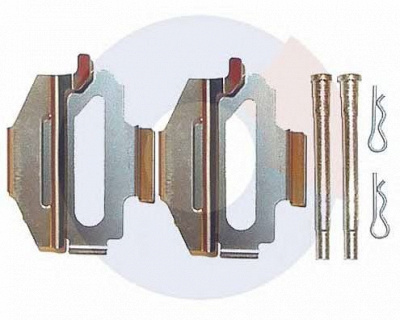CARRAB BRAKE PARTS 2214 -  Комплектующие, колодки дискового тормоза